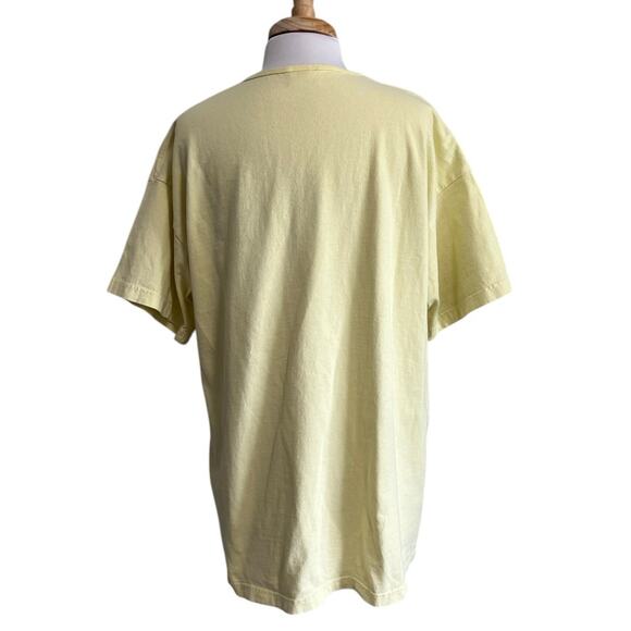 Pacific Cotton Pacificotton San Francisco Vtg Bryn Walker Yellow T-Shirt USA L - Picture 4 of 6